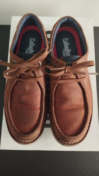 Zapatos Callaghan Marrón Talla 41 Cordones