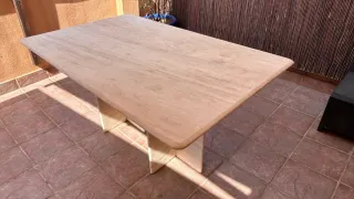 Mesa de mármol para terraza