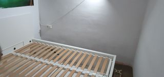 Canapé abatible 140x200 cm Blanco