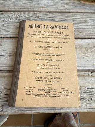ARITMÉTICA RAZONADA 