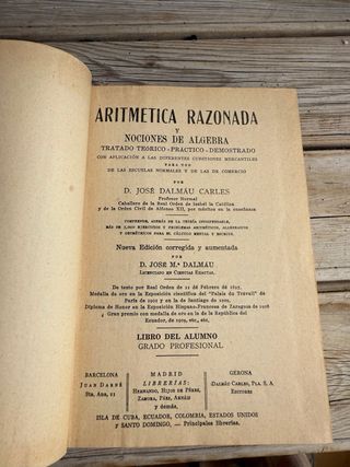 ARITMÉTICA RAZONADA 
