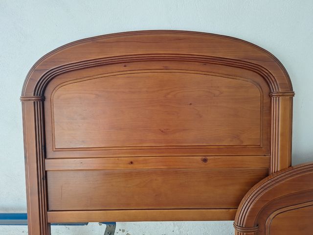 Cabeceros madera cama 105