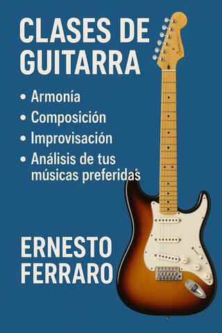 Clases de guitarra Eléctrica- Acústica