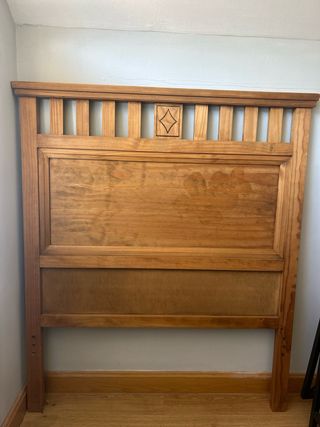 Cabecero pino cama 90cm