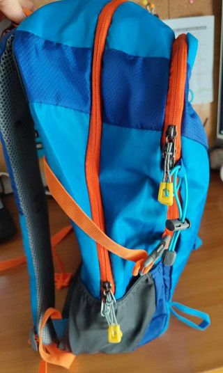 Mochila Jolluvi Azul y Naranja