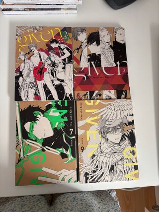 Colección mangas Given