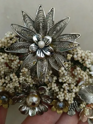 Tiara Marucca Oro y Plata