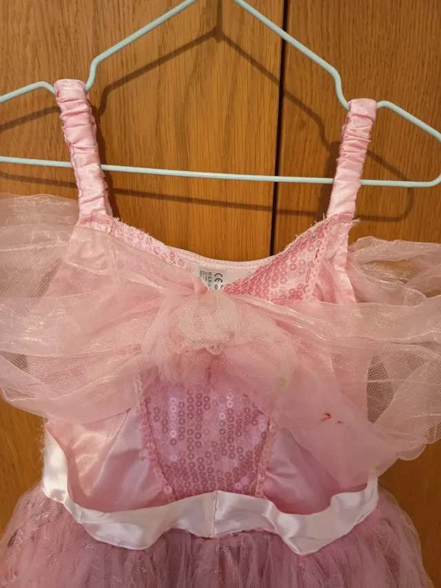 Disfraz Princesa Rosa Niña