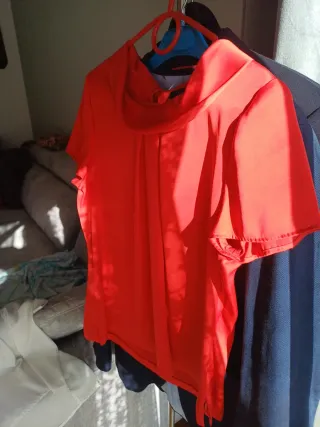 Camisa manga corta roja