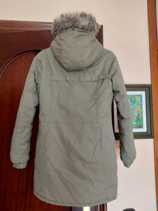 Parka mujer verde militar