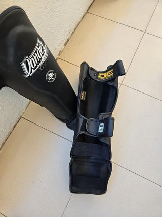 Espinilleras Kick Boxing Muay Thay Danger Nuevas