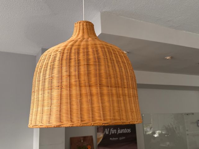 Lámpara Mimbre Maison du Monde 50cm (3 unidades)