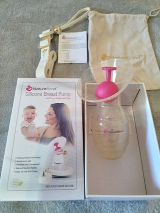 Extractor manual leche materna silicona NatureBond