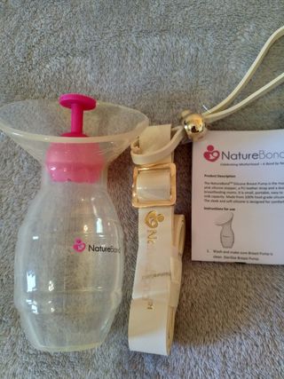 Extractor manual leche materna silicona NatureBond