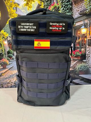 Mochila Táctica Militar 40L Azul marino