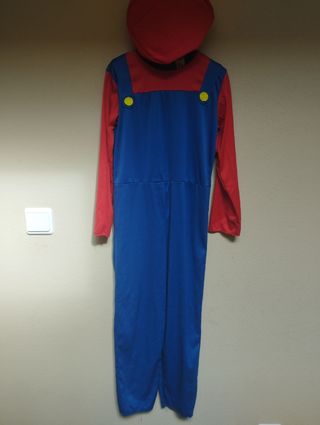 Disfraz Infantil Mario Bros Talla 7-9Años
