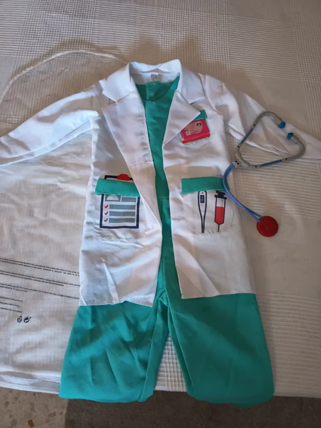 Disfraz Médico Infantil Verde