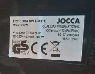 Freidora de aire JOCCA