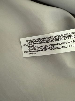 Abrigo oversize gris Zara 