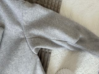 Abrigo oversize gris Zara 