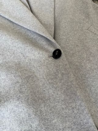 Abrigo oversize gris Zara 
