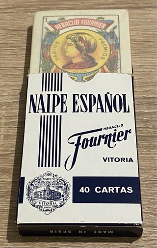 Baraja Española Antigua Fournier Vitoria