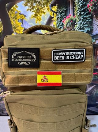 Mochila Táctica Militar 40L Beige nueva senderismo