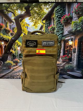Mochila Táctica Militar 40L Beige nueva senderismo
