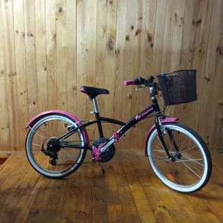 Bicicleta B'TWIN niña 20" rosa