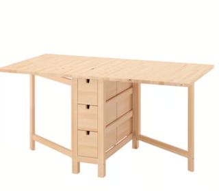 Mesa plegable Ikea Norden con cajones