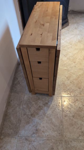 Mesa plegable Ikea Norden con cajones