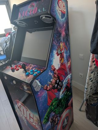 Máquina Arcade Personalizada DC Marvel
