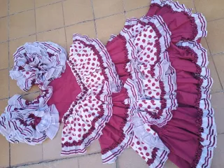 Vestido Sevillana T40-46 Hecho a Mano
