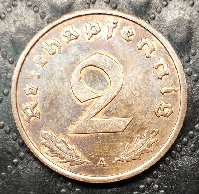 Moneda Nazi III Reich 1937 nueva.