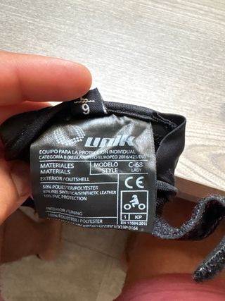 Guantes Moto Chica Negros y Rosas