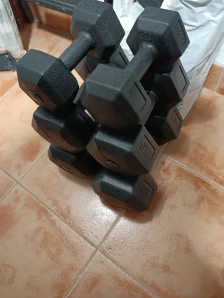 Pesas de musculación 2.5kg ,5kg y 7.5kg(par)