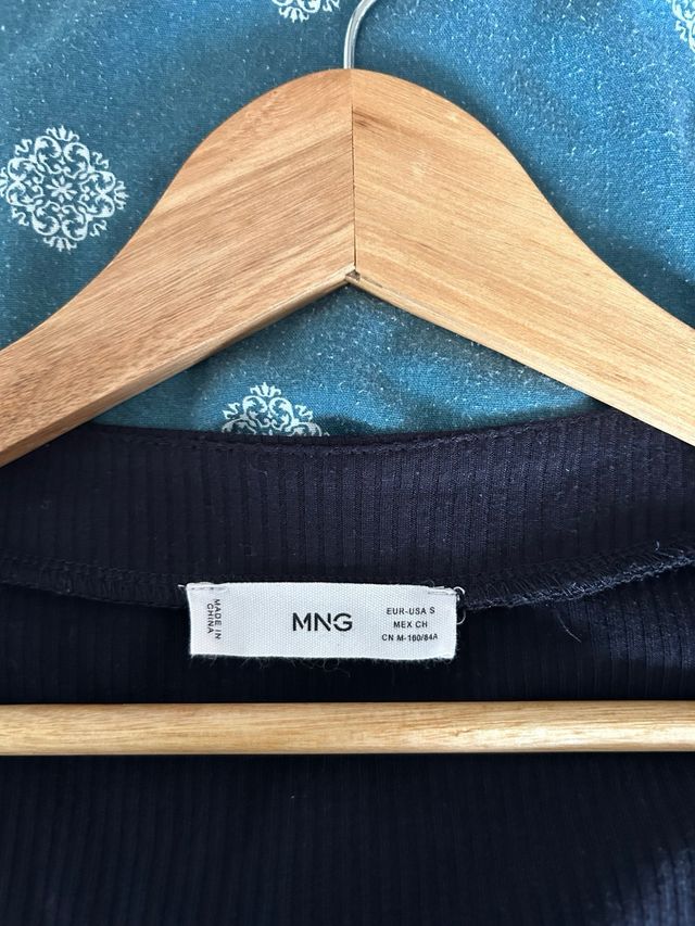 Cárdigan largo azul