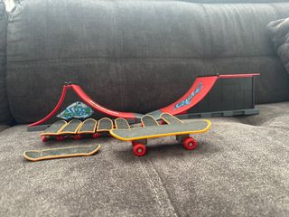 Conjunto Skate Mesa Rampa Fingerboard