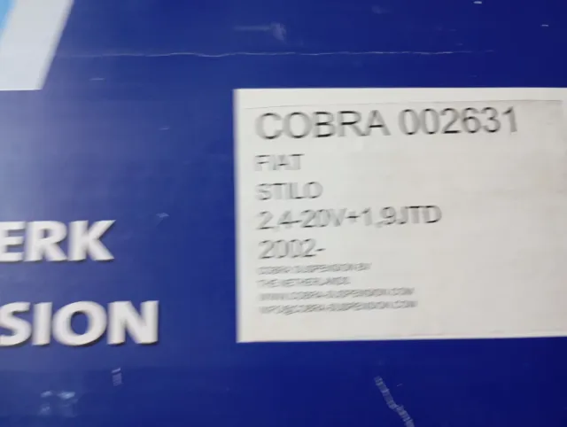 Muelles Cobra Fiat Stilo