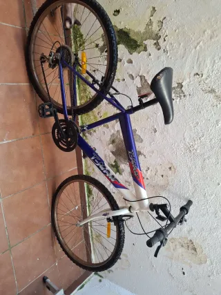 Bicicleta T-MAX Azul y Blanca.