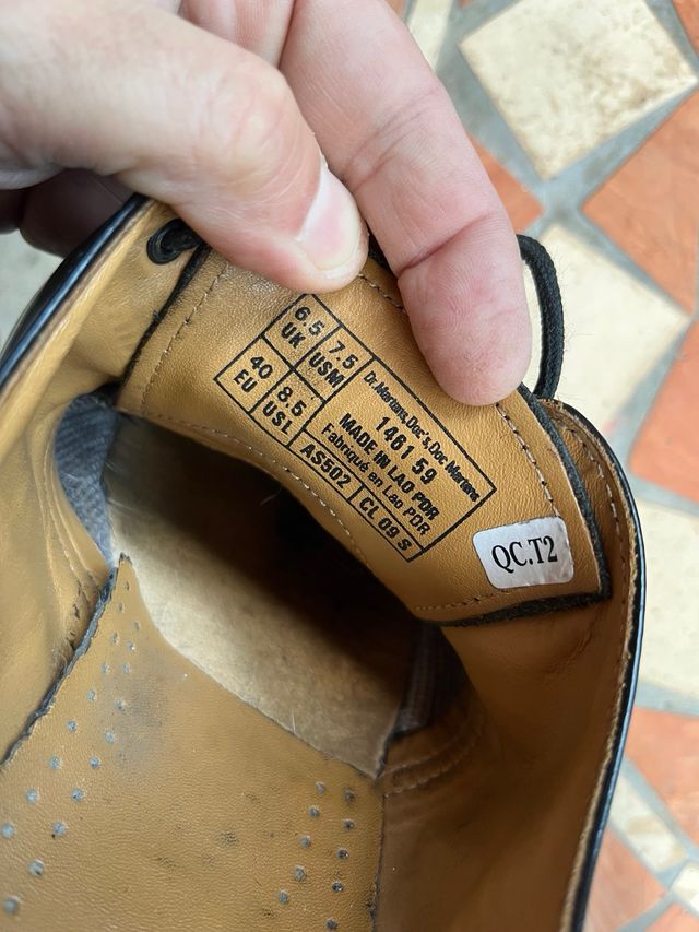 Dr. Martens Scarpe Stringate Nere