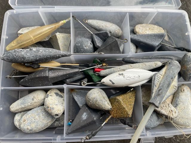 Caja 6kg de Plomos de Pesca.