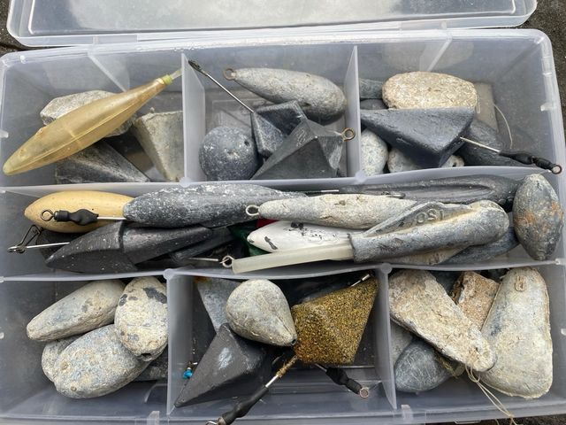 Caja 6kg de Plomos de Pesca.