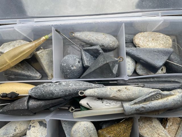 Caja 6kg de Plomos de Pesca.