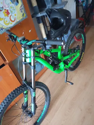 Bici para descenso 