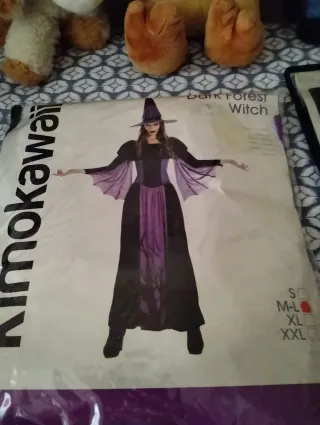 Disfraz Bruja Bosque Oscuro Kimokawaii Talla M-L