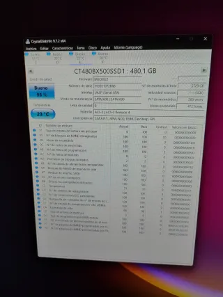 SSD Crucial BX500 2.5 480GB