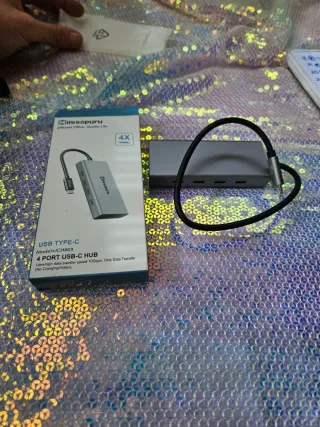 Minisopuru UCH803 Hub USB-C 4 Puertos