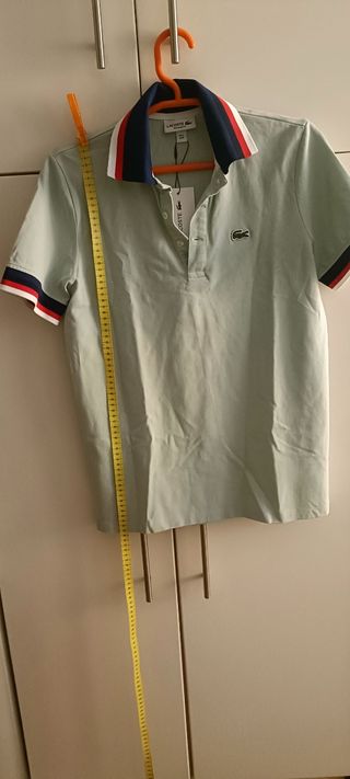 Polo Lacoste Verde Talla M