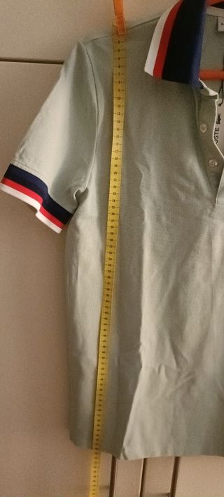 Polo Lacoste Verde Talla M